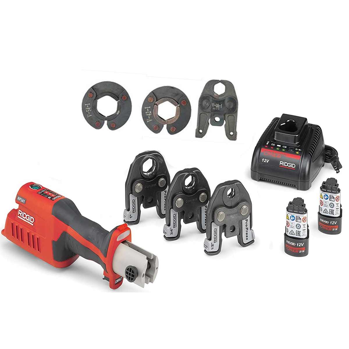 Kit de prensado compacto RP 241 con mordaza ProPress de 1/2