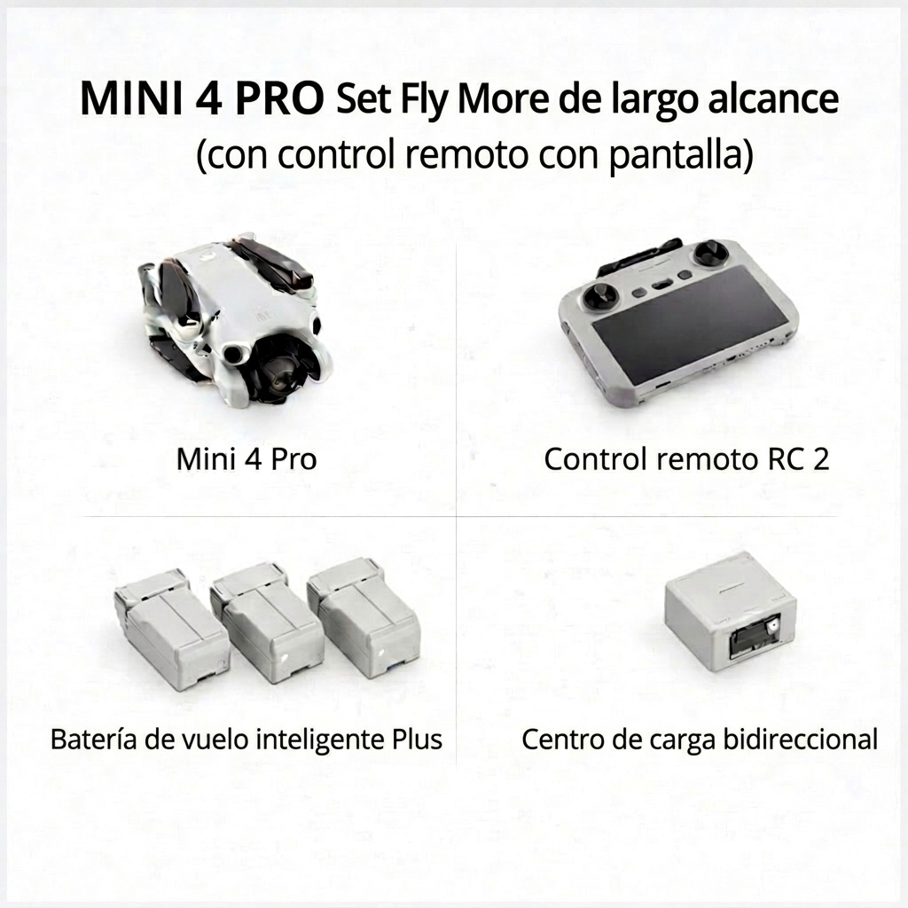 Mini 4 Pro Mini-drone versátil – Drone para principiantes