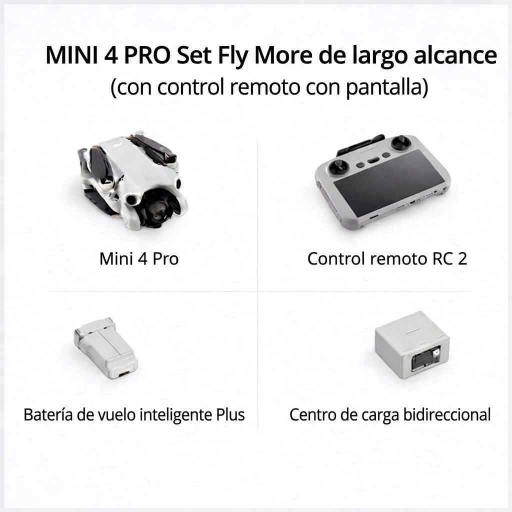 Mini 4 Pro Mini-drone versátil – Drone para principiantes