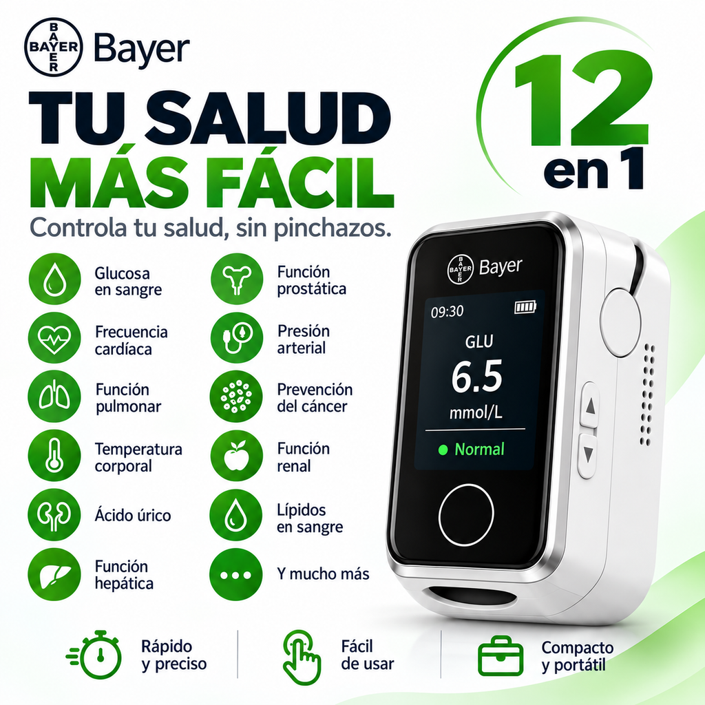 Medidor digital de glucosa en sangre no invasivo – eqsfc