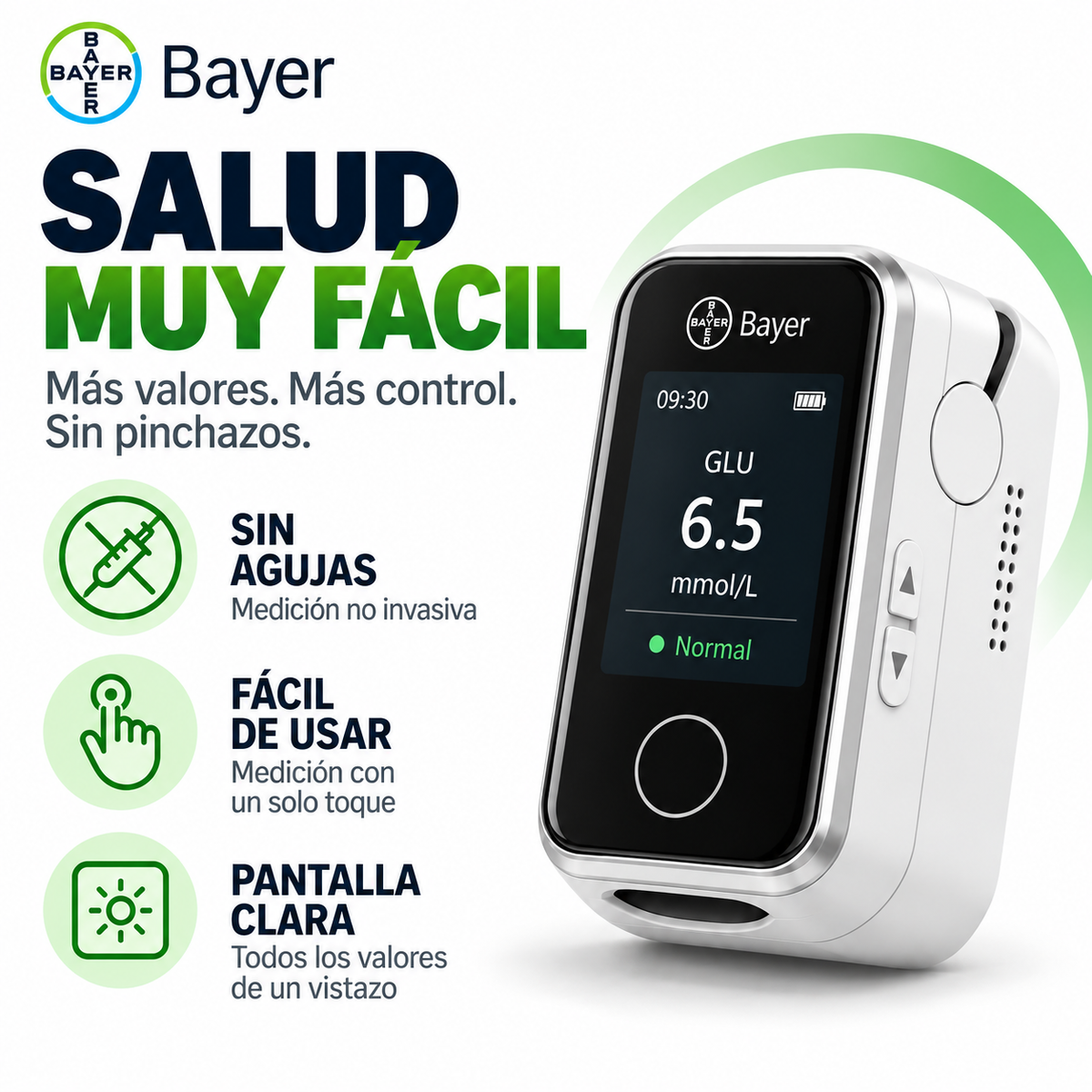 Medidor digital de glucosa en sangre no invasivo – eqsfc