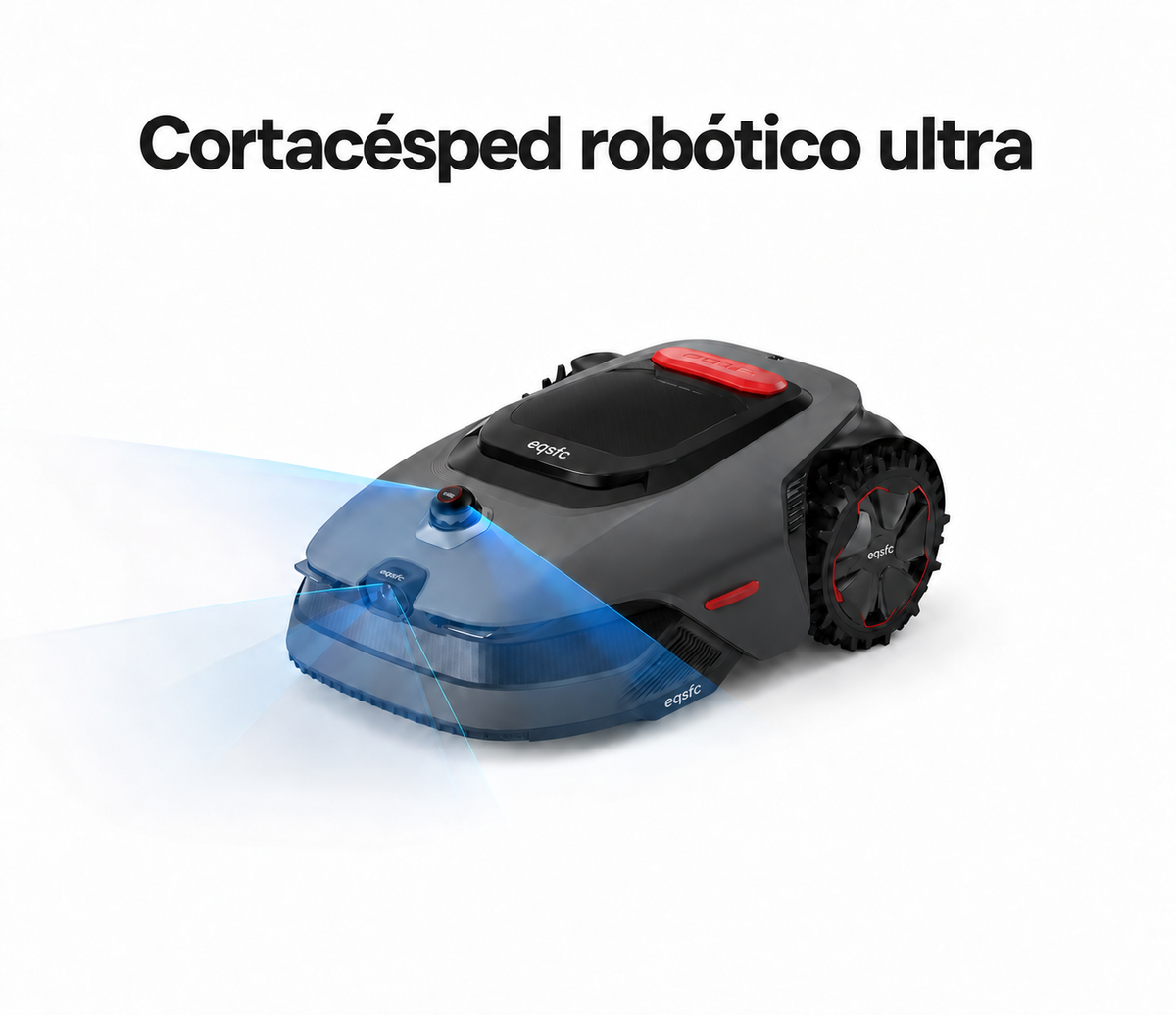 Robot cortacésped LiDAX Ultra 1000 sin cables, con navegación LiDAR, evitación inteligente de obstáculos y control mediante app para un cuidado preciso del césped